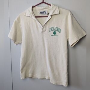 RECLAIMED VINTAGE Women polo Shirt size small Cream color made in Turkey